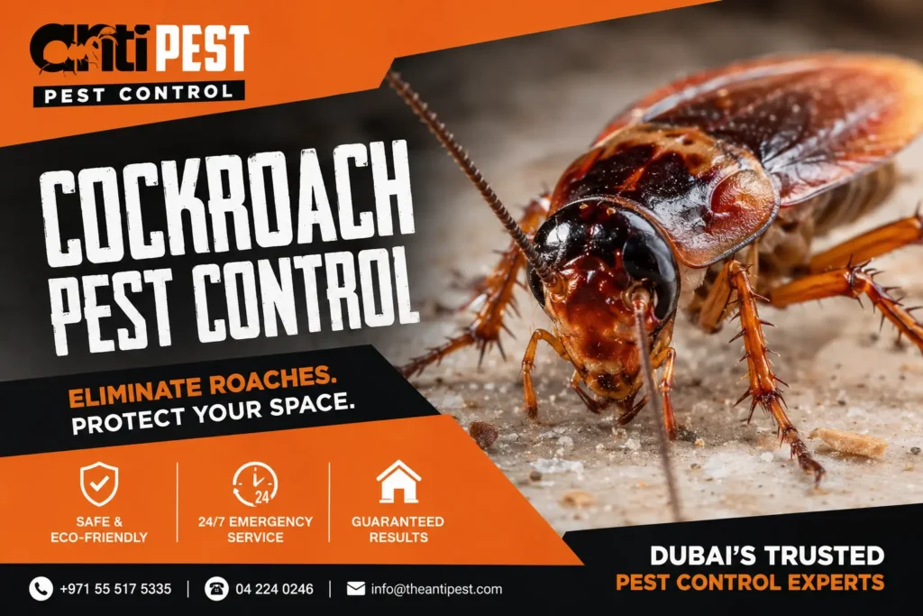 best cockroach pest control Dubai