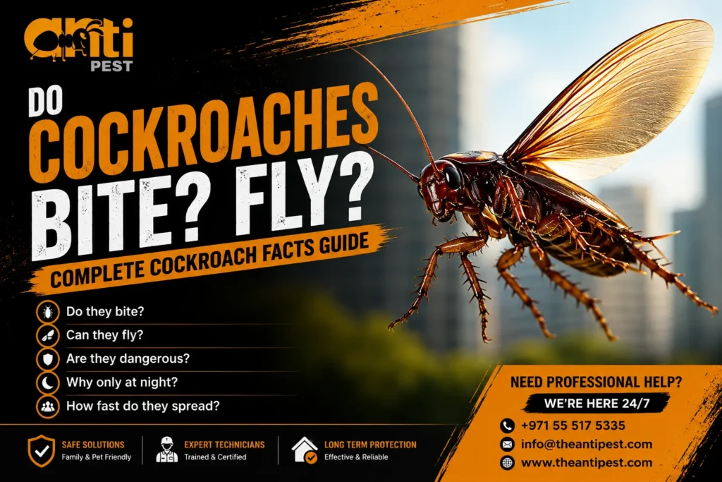 Do Cockroaches Bite Fly Complete Cockroach Facts Guide